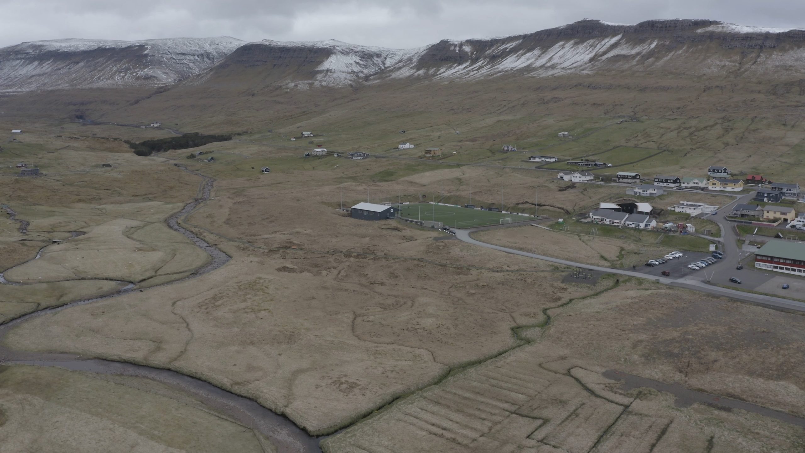 Football Stadium - Tvøroyri Municipality – (Video) – (Spring)
